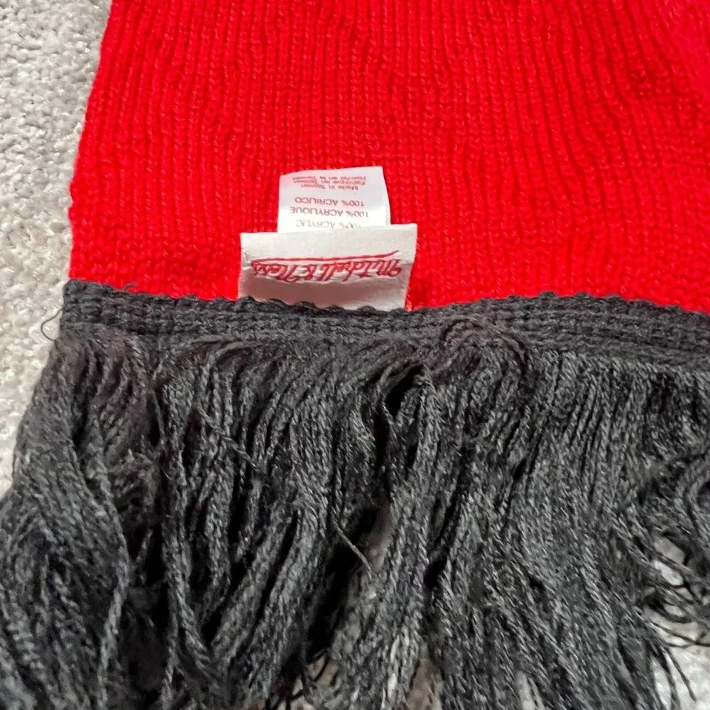 Mitchell & Ness Unisex One Size‎ Red Knit Chicago Bulls NBA Basketball Scarf NWT